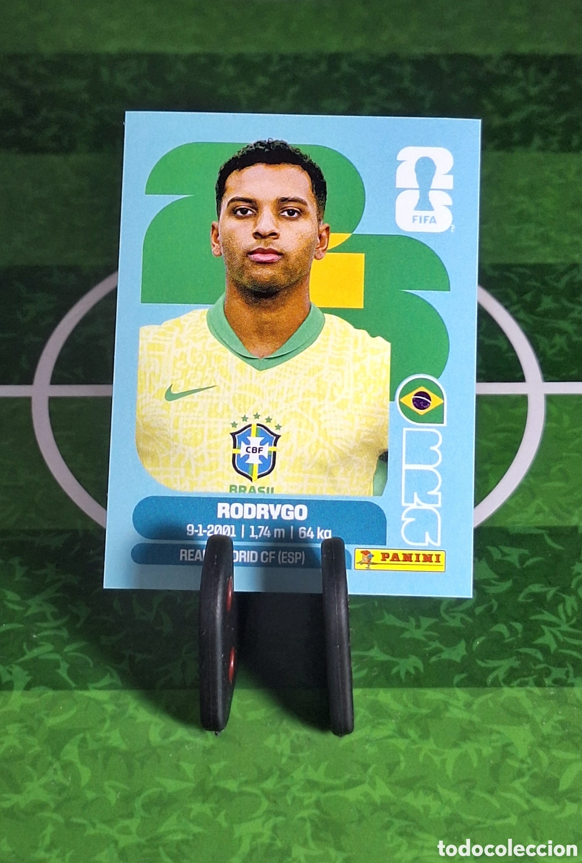 Cromos de f&uacute;tbol: RODRYGO #BRA 15 MUNDIAL 2026