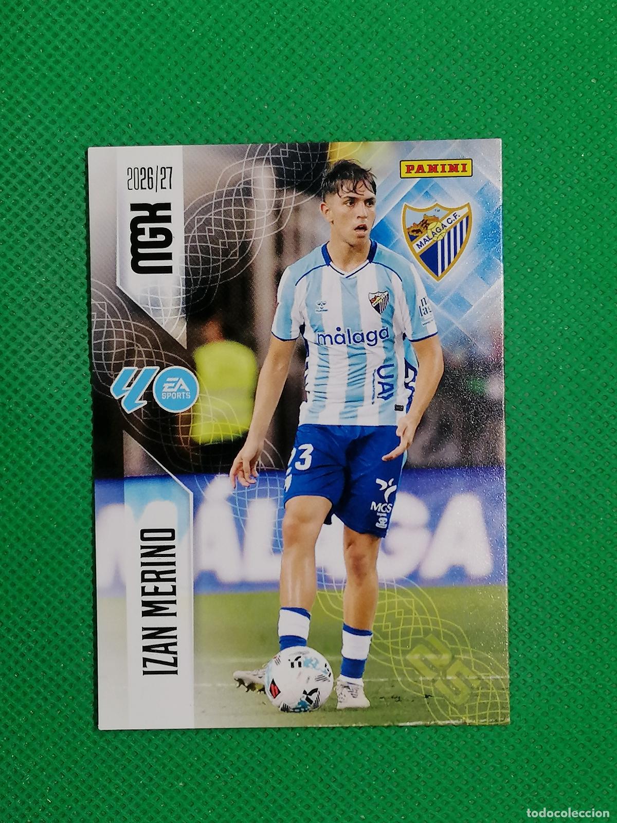 Cromos de f&uacute;tbol: 244 IZAN MERINO MALAGA ⚽ MEGACRACKS LIGA 2026 2027 26 27 ⚽