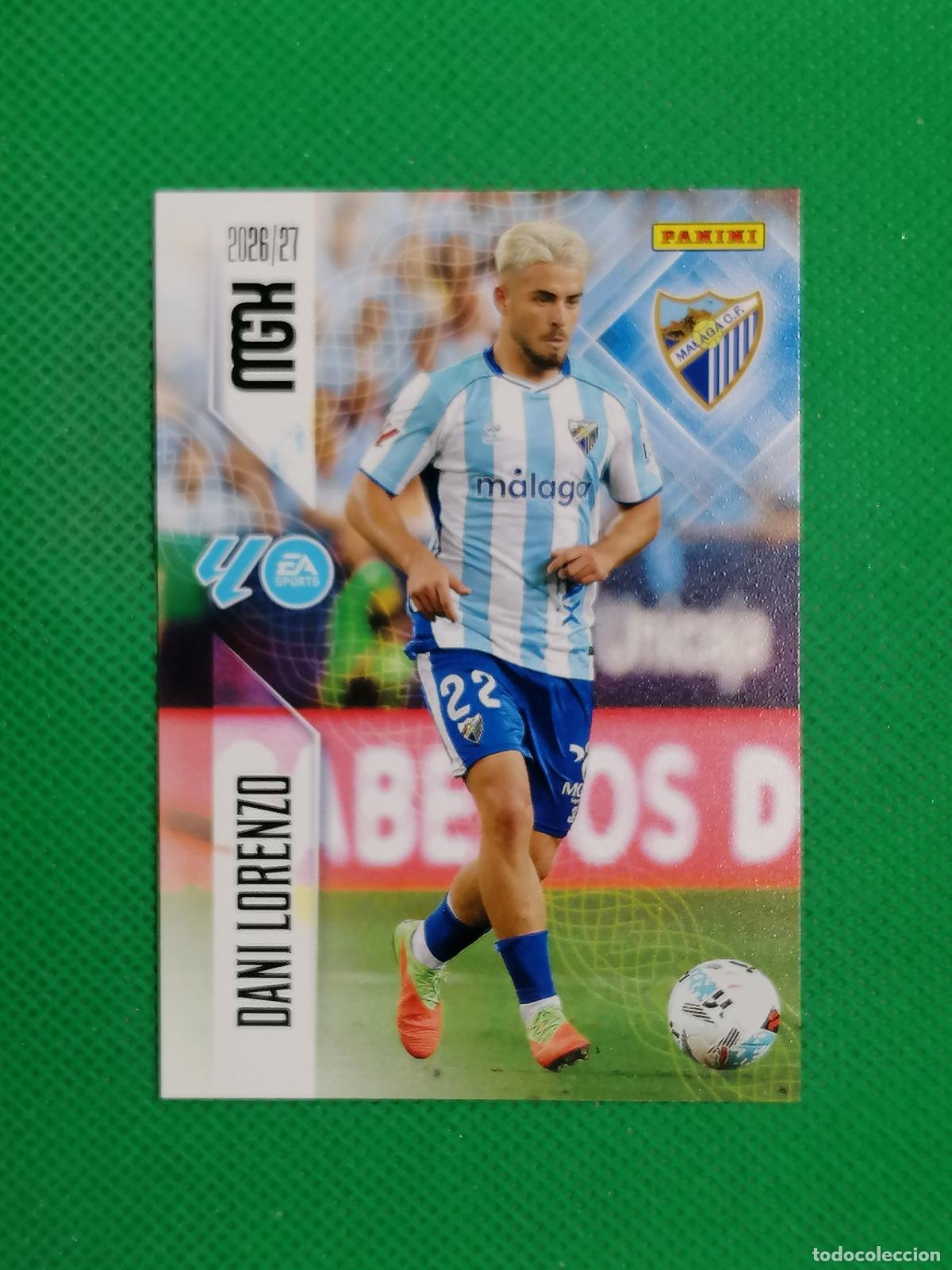 Cromos de f&uacute;tbol: 245 DANI LORENZO MALAGA ⚽ MEGACRACKS LIGA 2026 2027 26 27 ⚽