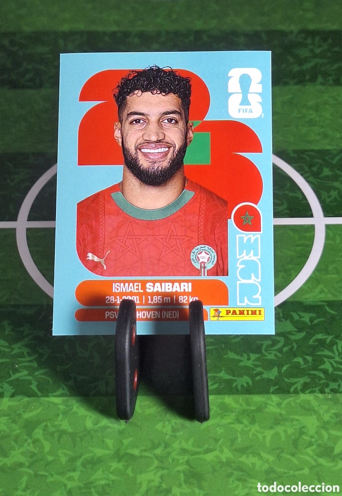Cromos de f&uacute;tbol: ISMAEL SAIBARI #MAR 15 MUNDIAL 2026