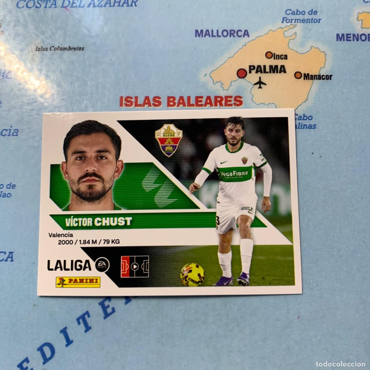 Cromos de f&uacute;tbol: Chust n&uacute;mero 6 del Elche cromo liga este 26-27 2026-2027