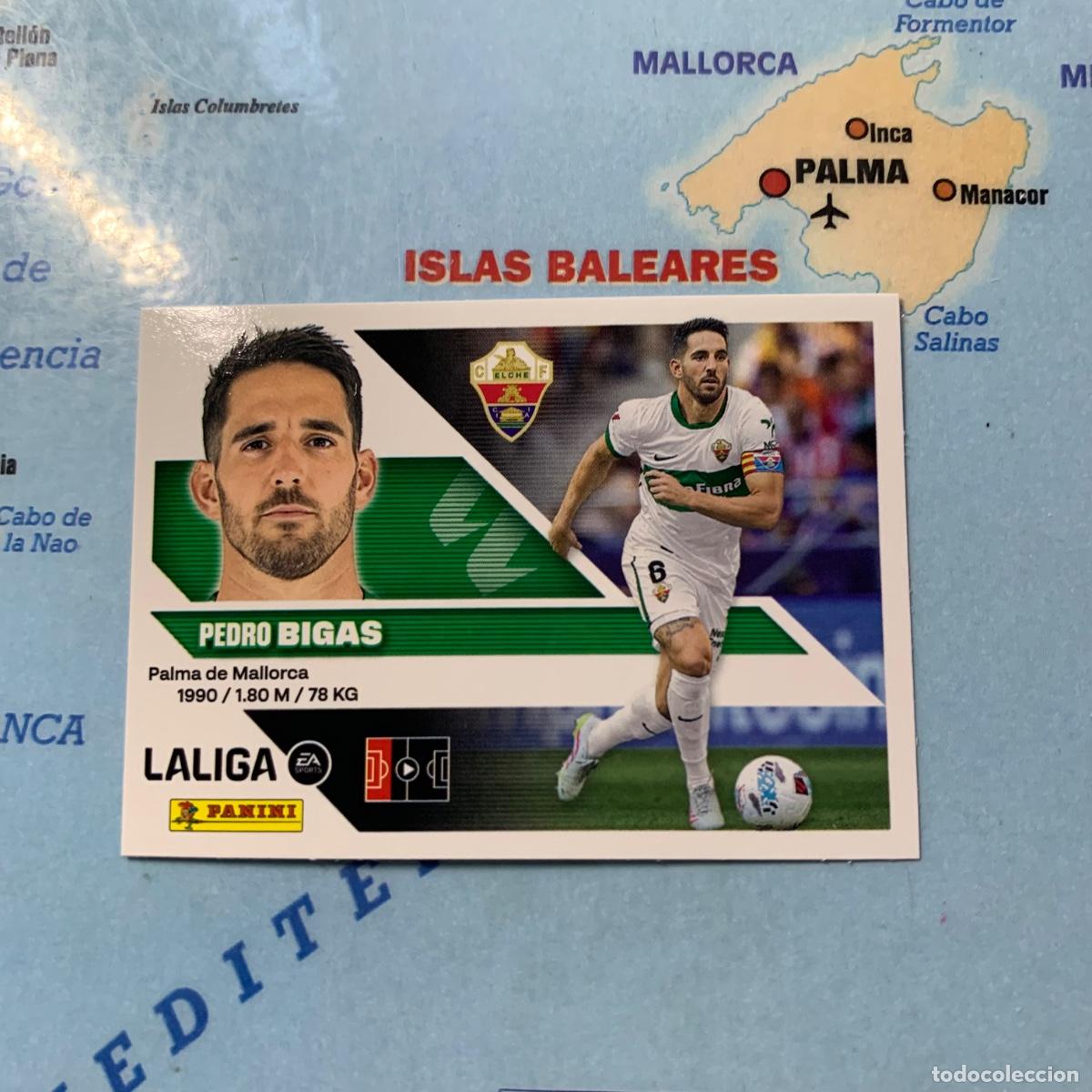 Cromos de f&uacute;tbol: Bigas n&uacute;mero 7 del Elche cromo liga este 26-27 2026-2027