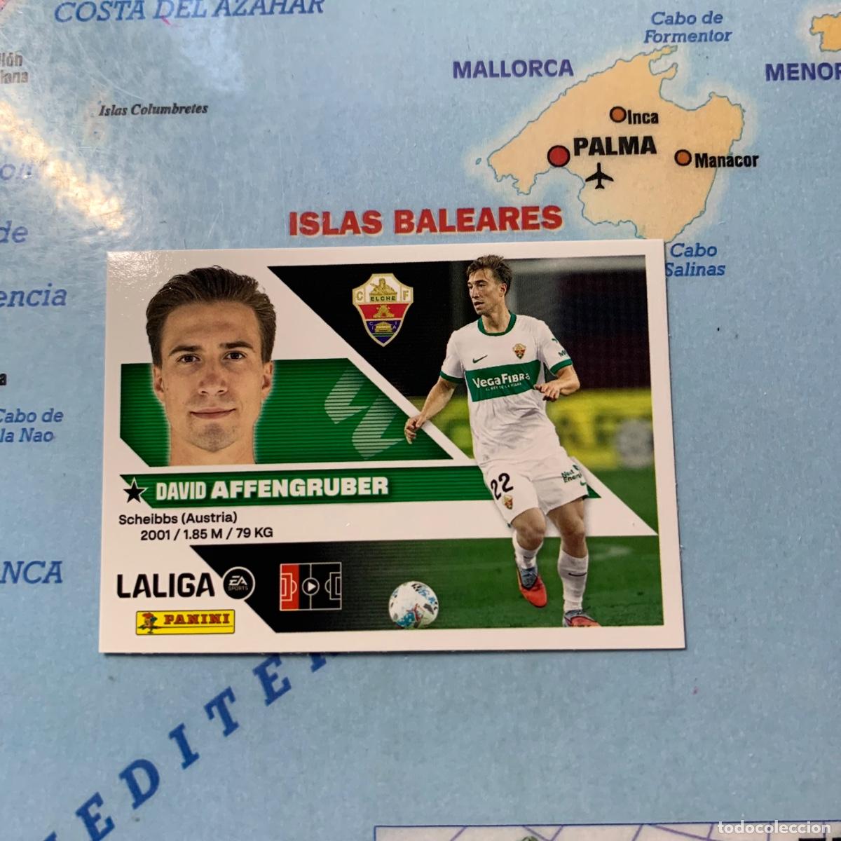 Cromos de f&uacute;tbol: Affengruber n&uacute;mero 8 del Elche cromo liga este 26-27 2026-2027