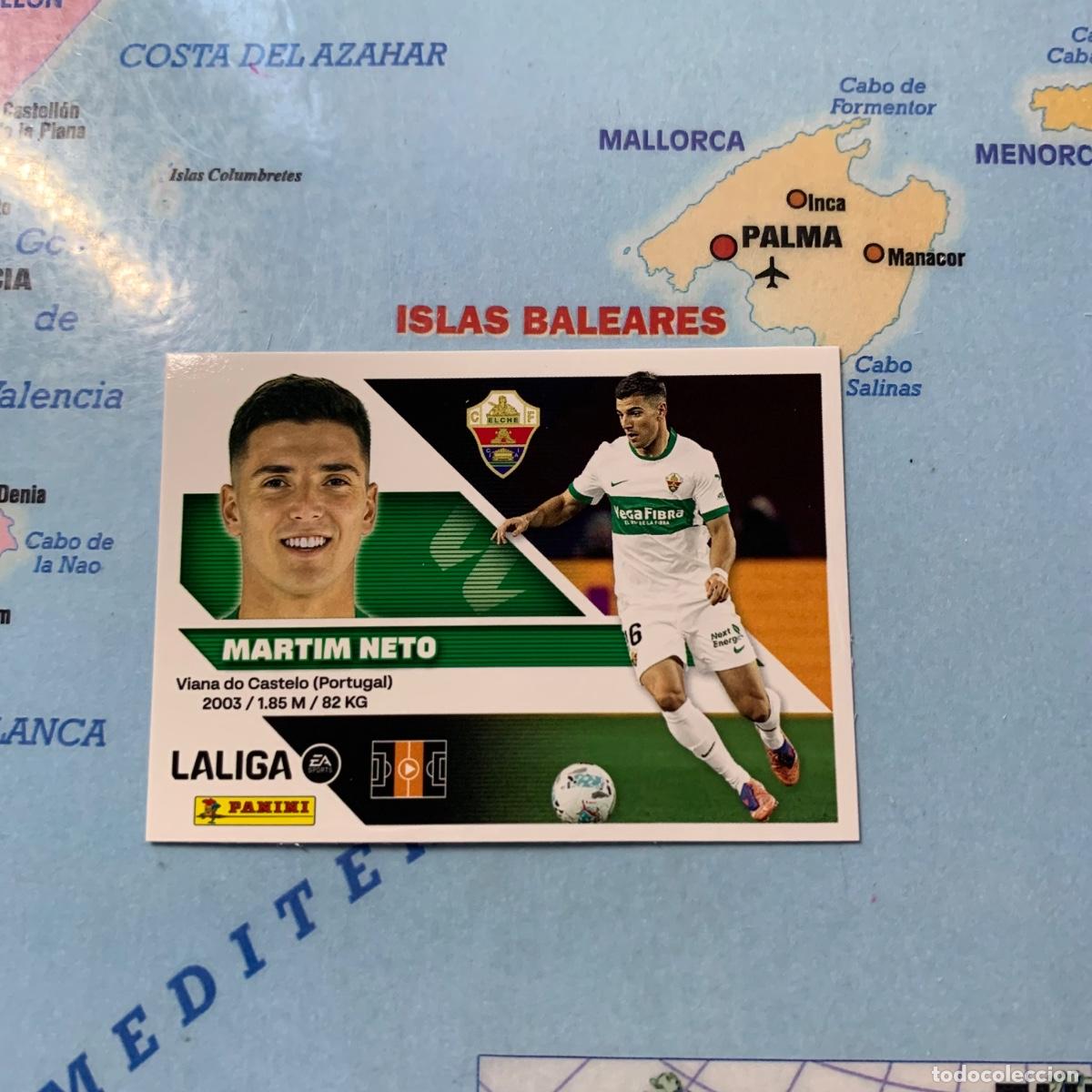 Cromos de f&uacute;tbol: Martim neto n&uacute;mero 11 del Elche cromo liga este 26-27 2026-2027