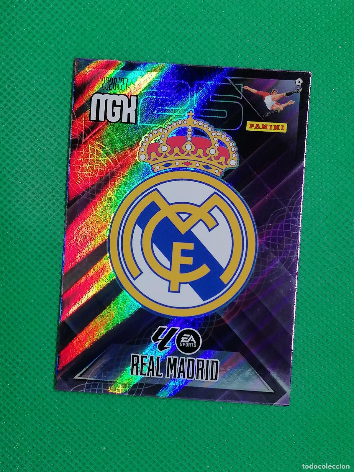 Cromos de f&uacute;tbol: 217 ESCUDO REAL MADRID ⚽ MEGACRACKS LIGA 2026 2027 26 27 ⚽