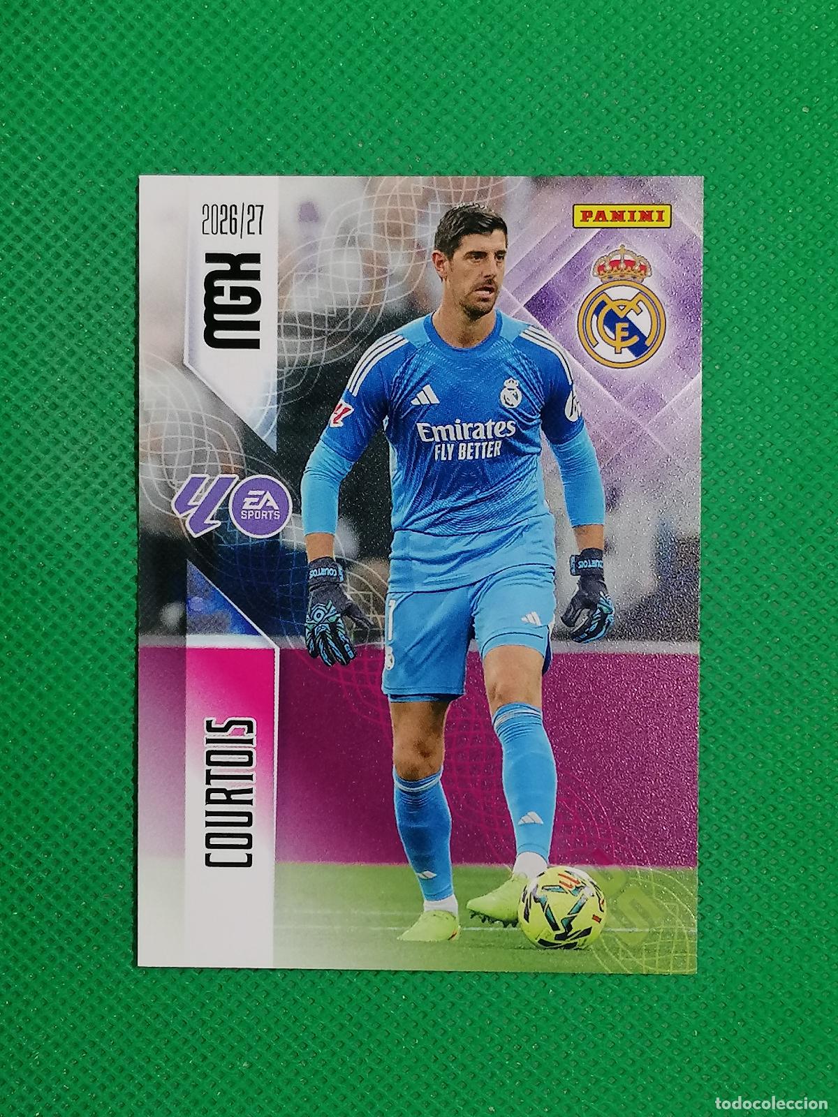Cromos de f&uacute;tbol: 218 COURTOIS REAL MADRID ⚽ MEGACRACKS LIGA 2026 2027 26 27 ⚽