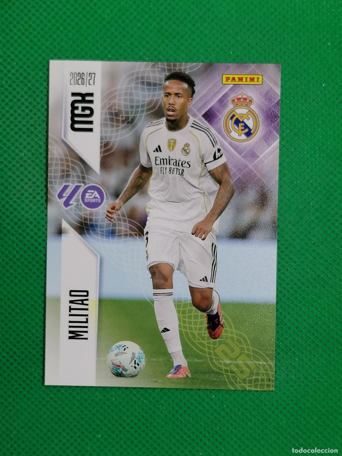 Cromos de f&uacute;tbol: 221 MILITAO REAL MADRID ⚽ MEGACRACKS LIGA 2026 2027 26 27 ⚽