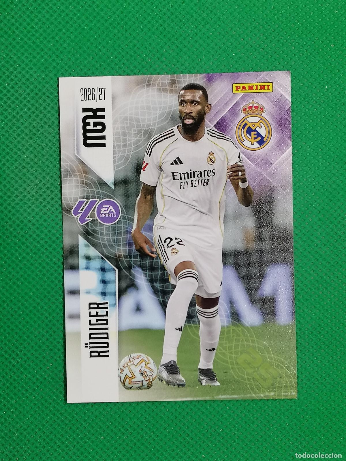 Cromos de f&uacute;tbol: 223 RUDIGER REAL MADRID ⚽ MEGACRACKS LIGA 2026 2027 26 27 ⚽