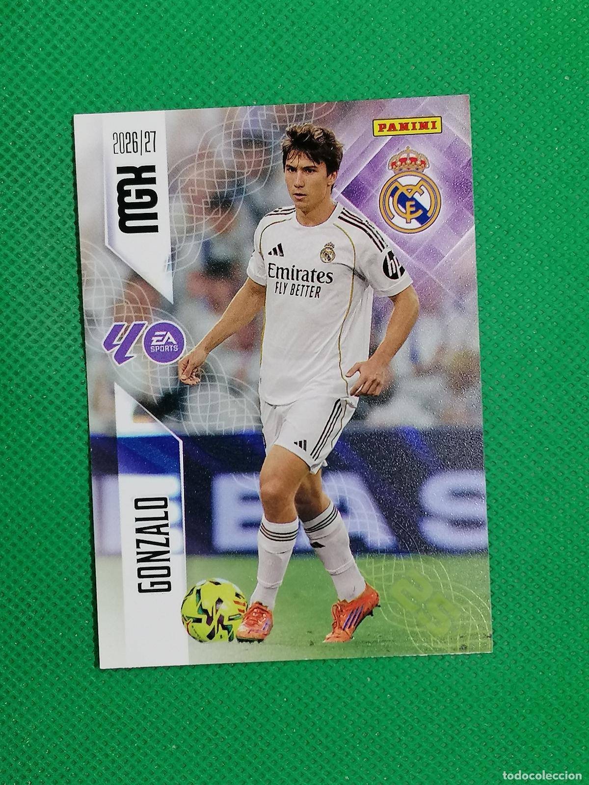 Cromos de f&uacute;tbol: 233 GONZALO REAL MADRID ⚽ MEGACRACKS LIGA 2026 2027 26 27 ⚽