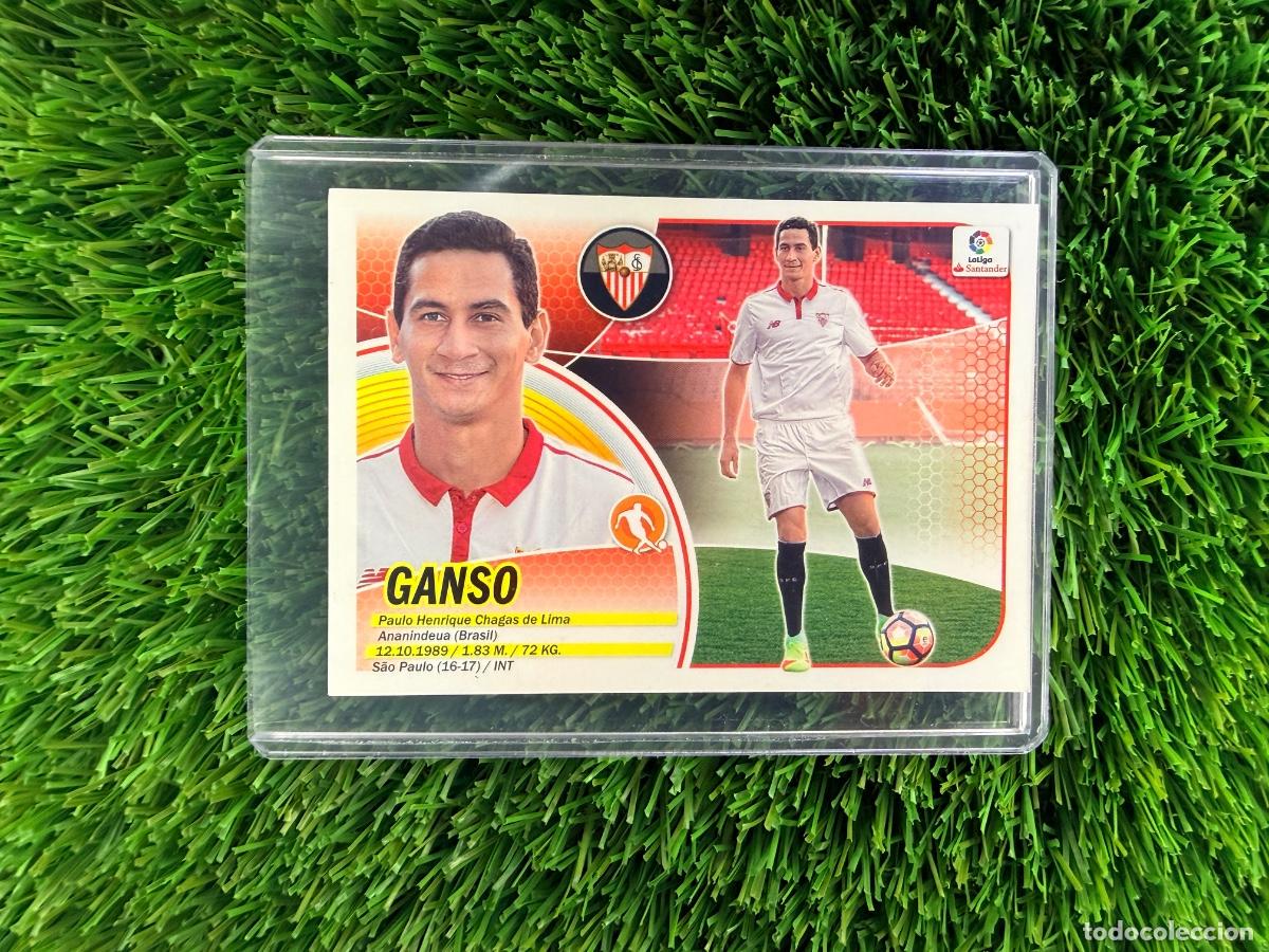 Fu&szlig;ball-Sticker: N&ordm; 21 Ganso &Uacute;ltimos Fichajes Sevilla FC Liga Este 16 17