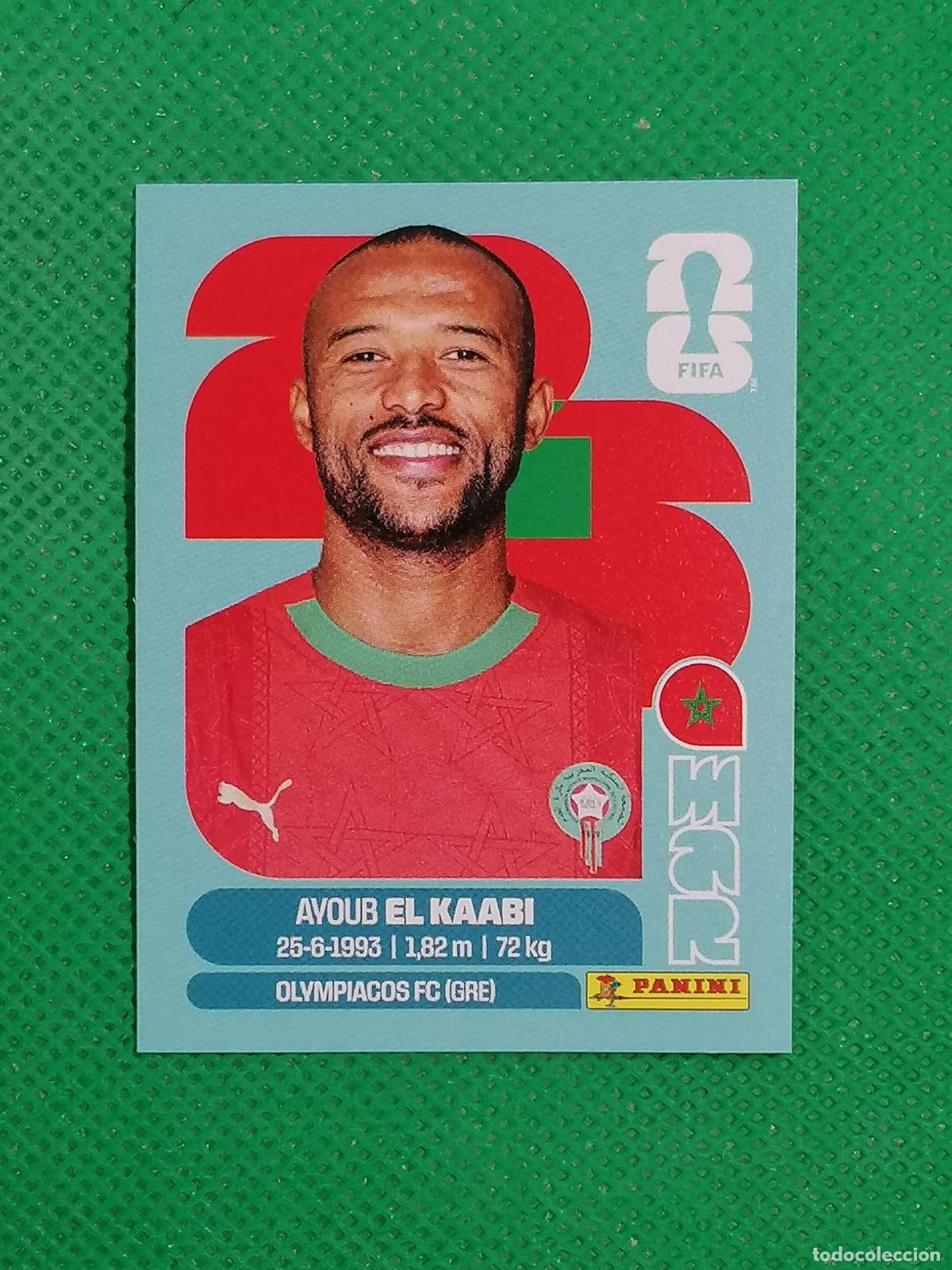Fu&szlig;ball-Sticker: MAR 20 MAR20 AYOUB EL KAABI MARRUECOS ⚽ PANINI FIFA MUNDIAL WORLD CUP 26 2026 STICKER ⚽