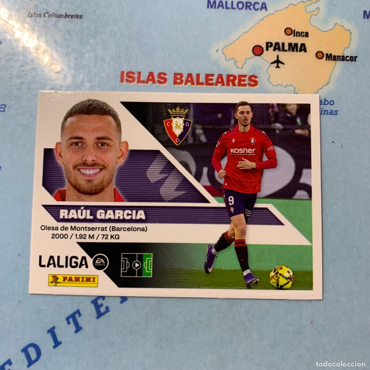 Fu&szlig;ball-Sticker: Raul Garc&iacute;a n&uacute;mero 18 de Osasuna cromo liga este 26-27 2026-2027