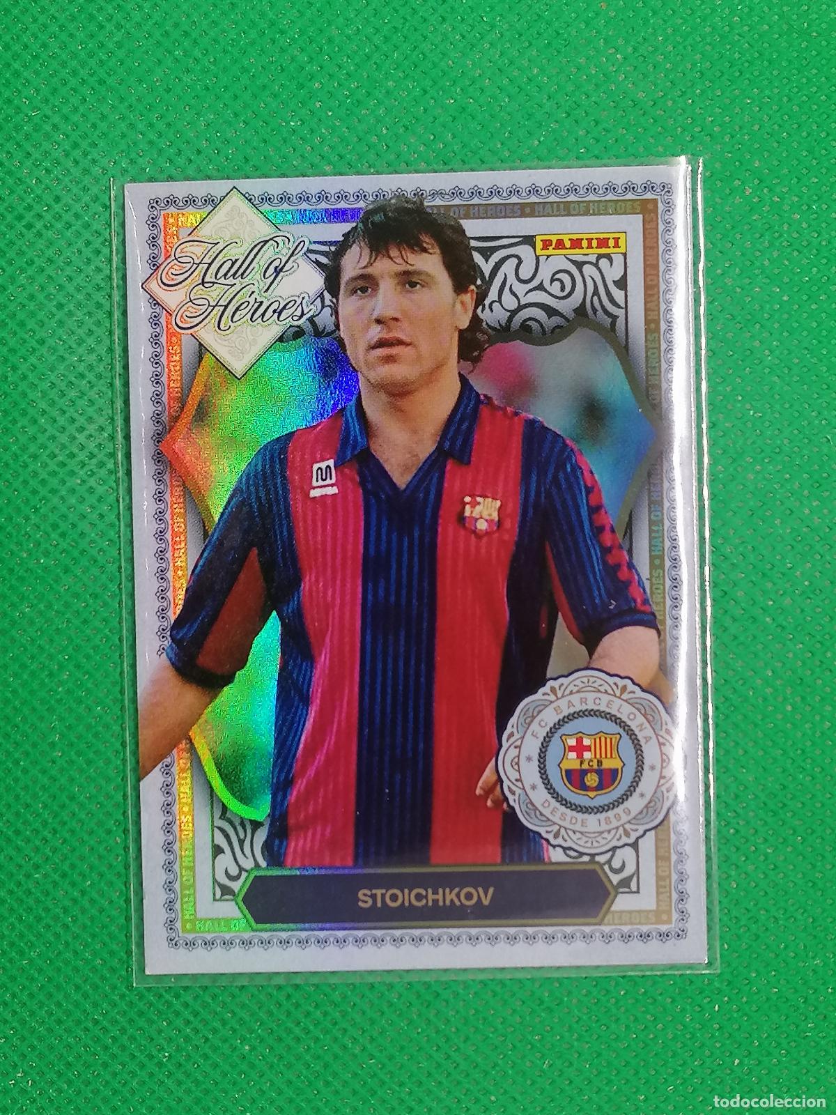 Cartes &agrave; collectionner de Football: HH4 STOICHKOV HALL OF HEROES ⚽ PANINI CLUB BARCELONA CARD 25 26 2025 2026 ⚽