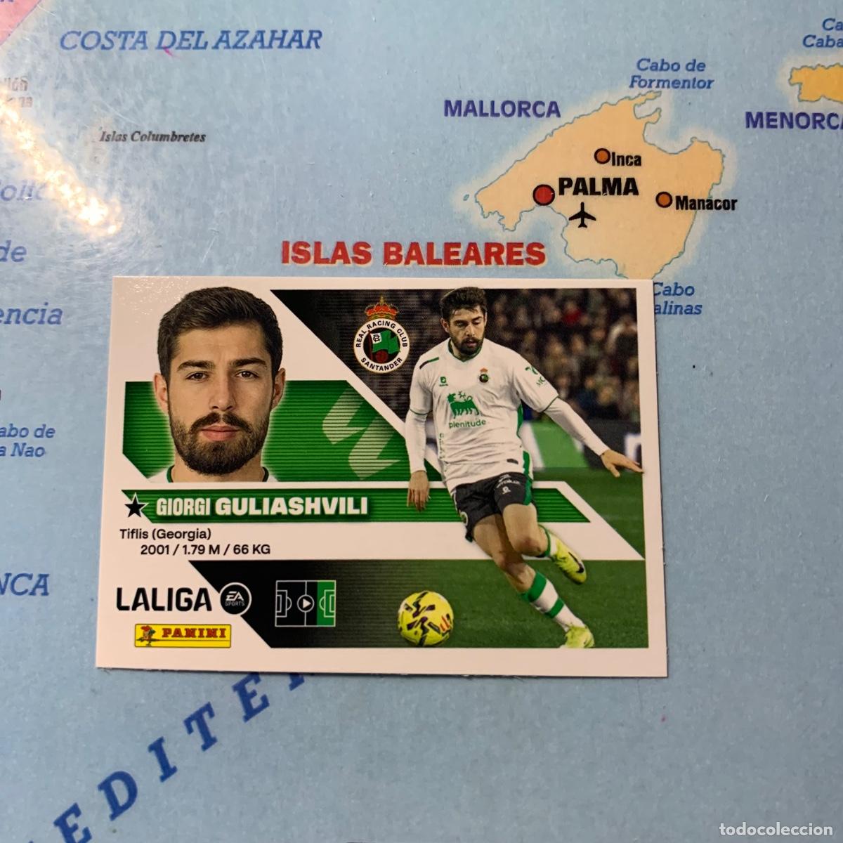 Cromos de f&uacute;tbol: Gualiashvili n&uacute;mero 17 del Racing de Santander cromo liga este 26-27 2026-2027