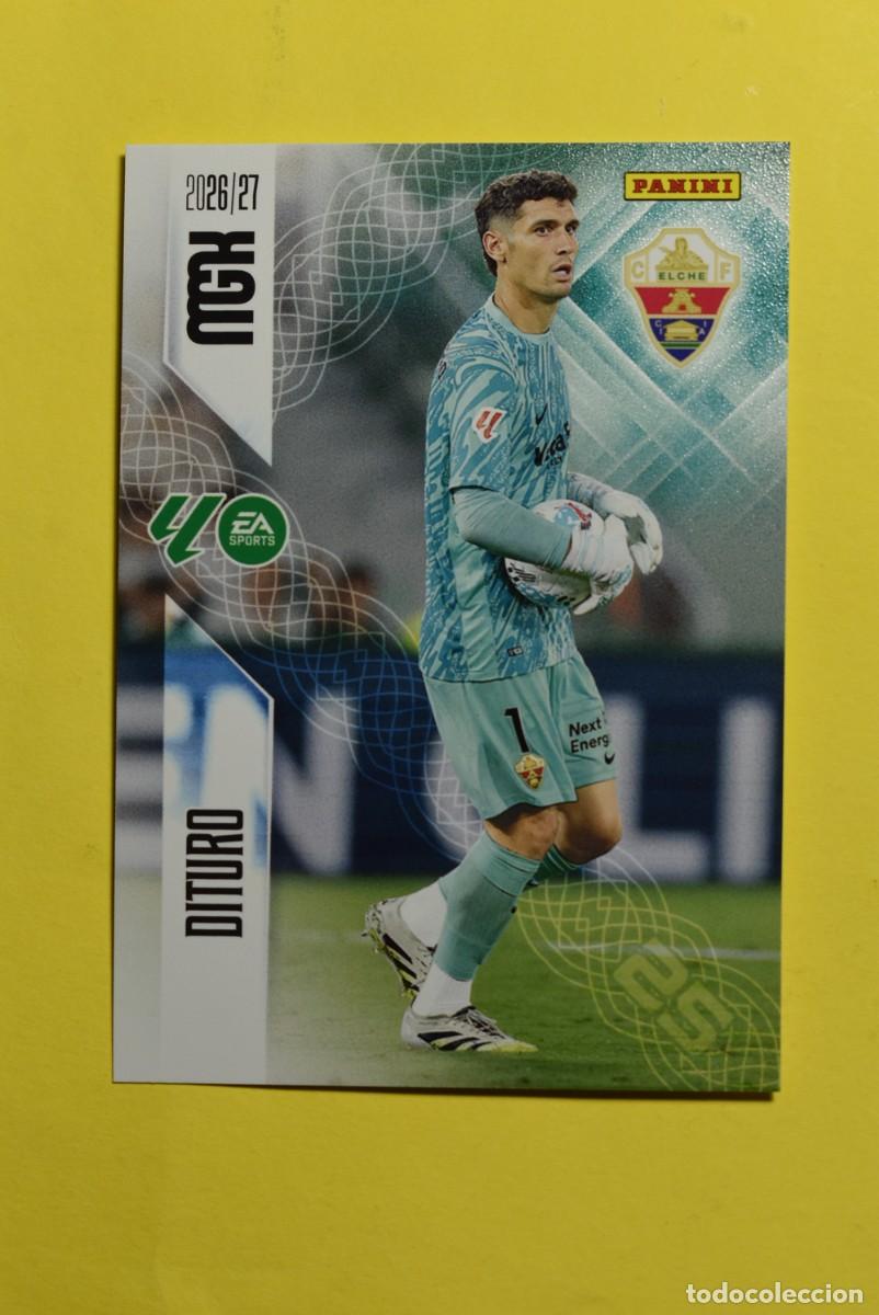 Cromos de f&uacute;tbol: Cromo La Liga. Megacracks. 2026 2027. 26 27. Bil Nsongo. Deportivo. N. &ordm; 144. Panini