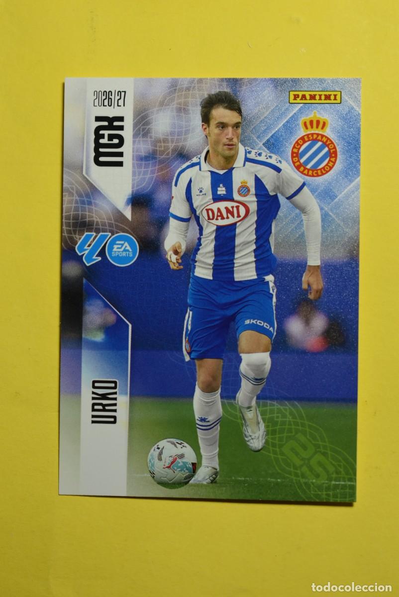 Cromos de Futebol: Cromo La Liga. Megacracks. 2026 2027. 26 27. Urko. Espanyol. N. &ordm; 172. Panini