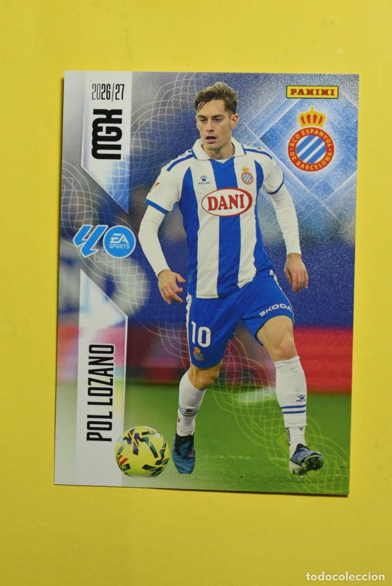 Cromos de Futebol: Cromo La Liga. Megacracks. 2026 2027. 26 27. Pol Lozano. Espanyol. N. &ordm; 173. Panini