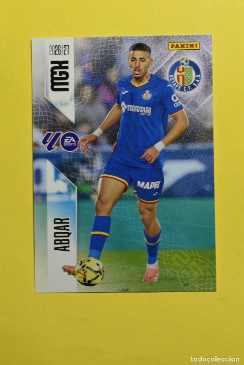 Cromos de Futebol: Cromo La Liga. Megacracks. 2026 2027. 26 27. Abqar. Getafe. N. &ordm; 187. Panini