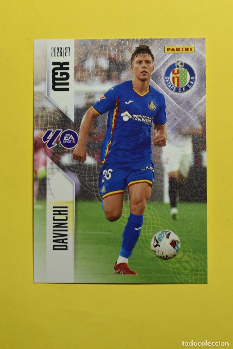 Cromos de f&uacute;tbol: Cromo La Liga. Megacracks. 2026 2027. 26 27. Davinchi. Getafe. N. &ordm; 189. Panini
