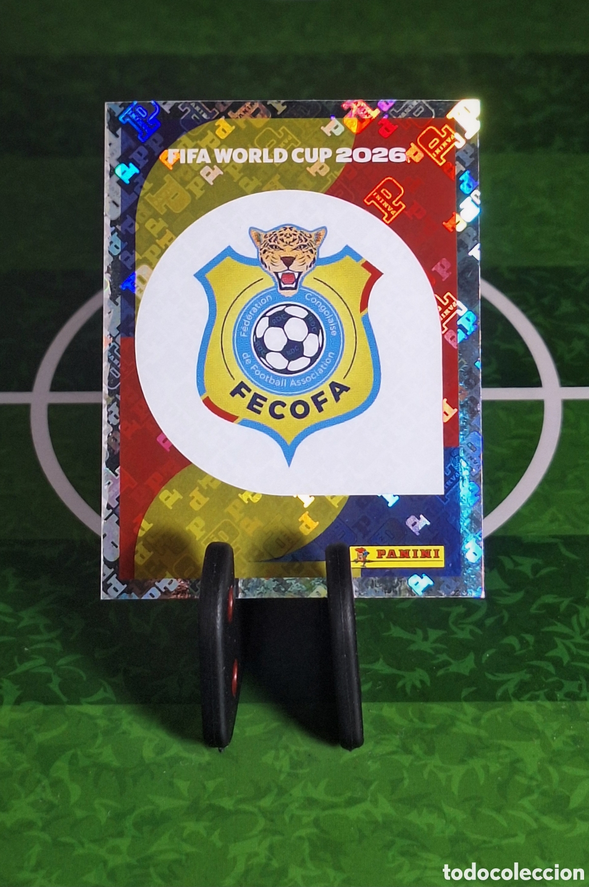 Cromos de f&uacute;tbol: ESCUDO REP&Uacute;BLICA DEMOCR&Aacute;TICA DEL CONGO #COD 1 MUNDIAL 2026