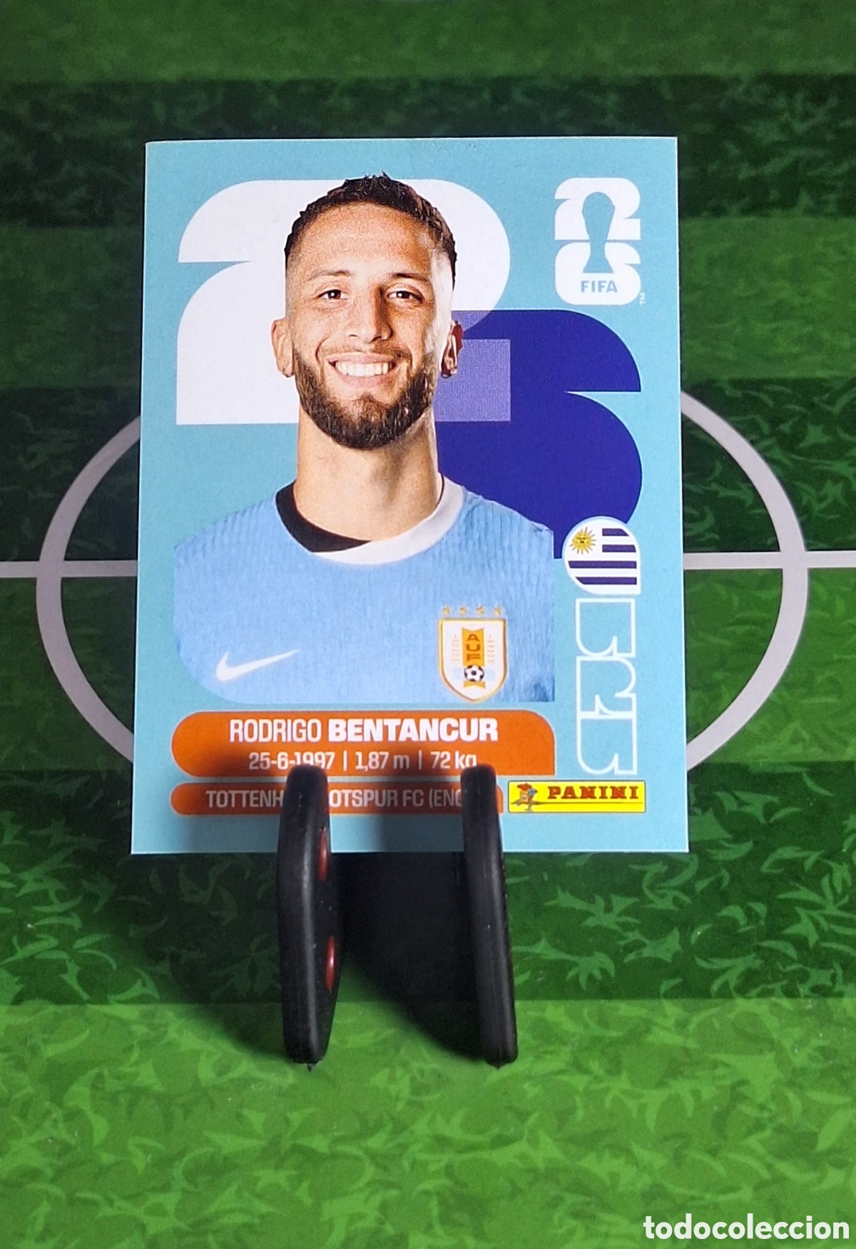 Cromos de f&uacute;tbol: RODRIGO BENTANCUR #URU 12 MUNDIAL 2026