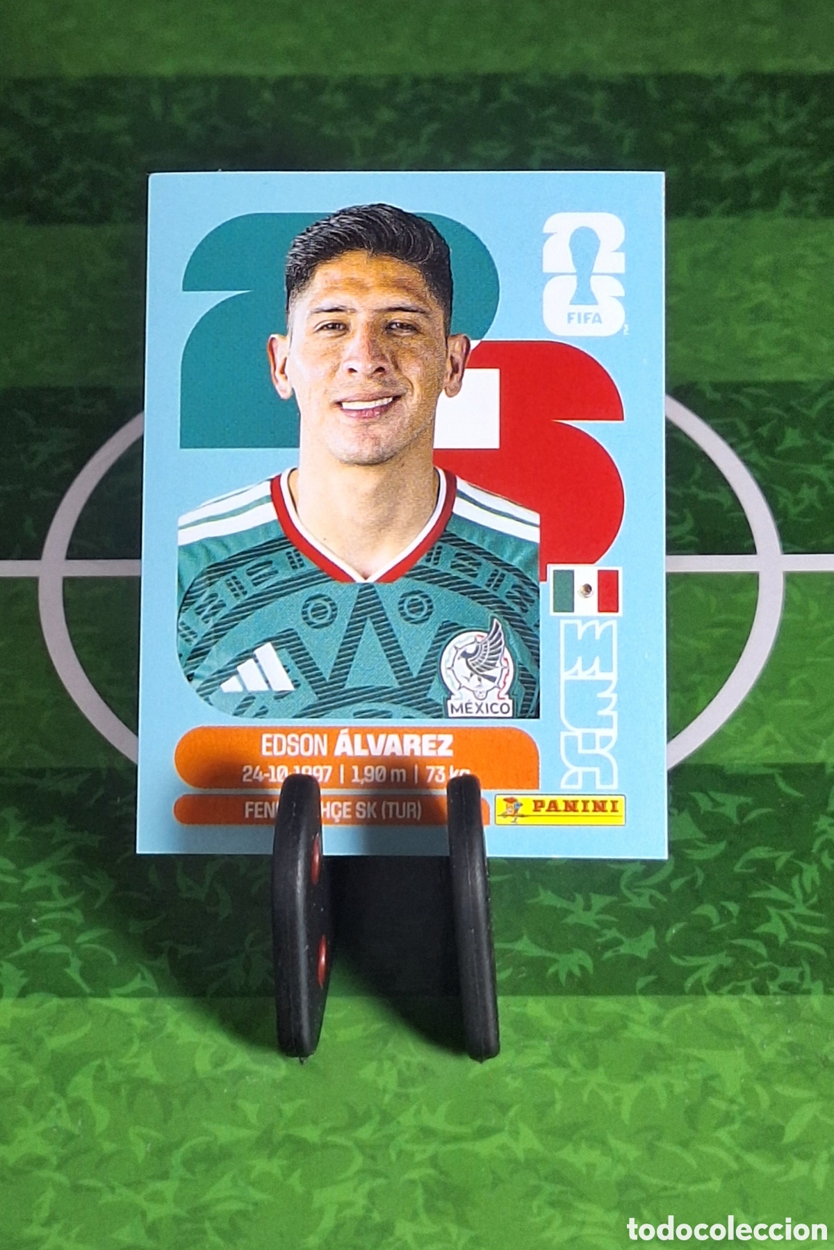 Cromos de f&uacute;tbol: EDSON &Aacute;LVAREZ #MEX 10 MUNDIAL 2026