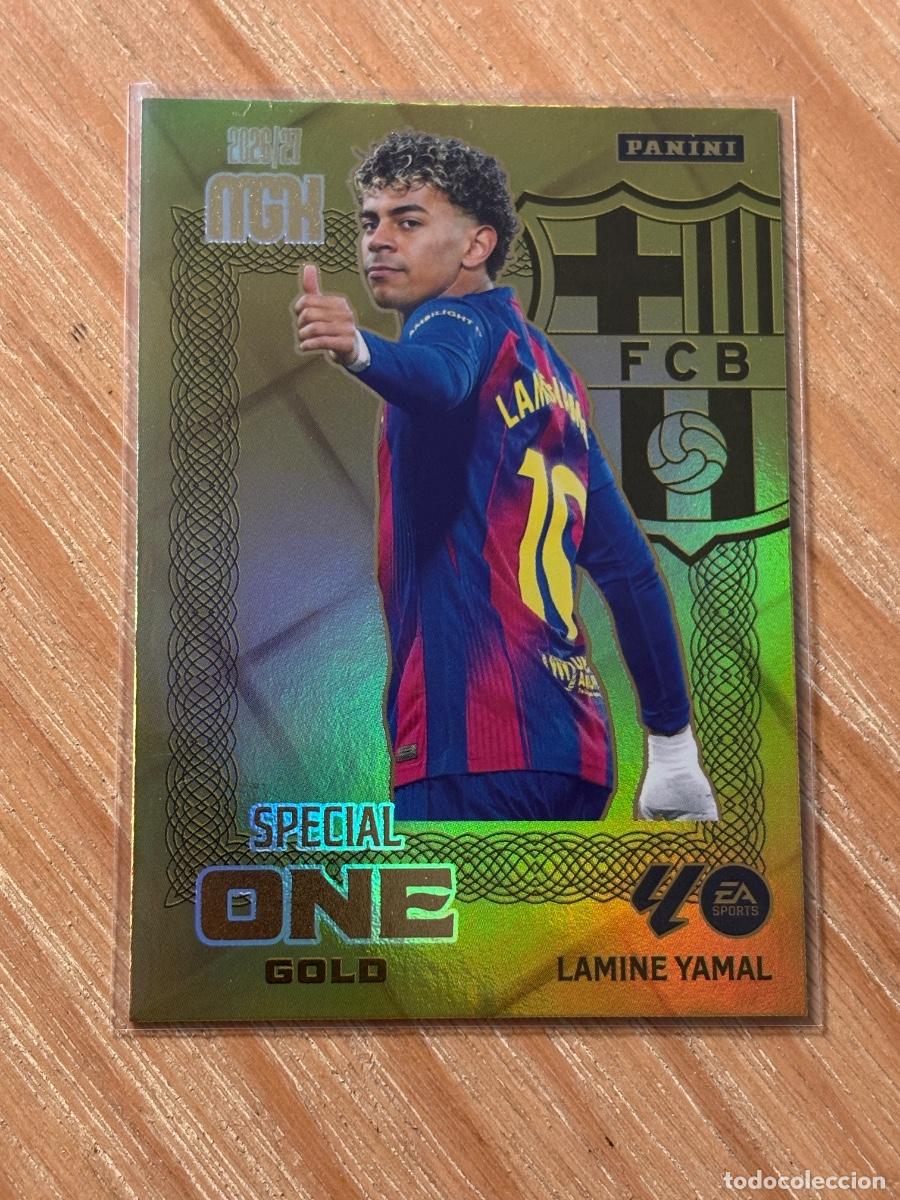 Figurine di Calcio: LAMINE YAMAL BARCELONA SPECIAL ONE GOLD MEGACRACKS LIGA 2026-27 26-27 MGK