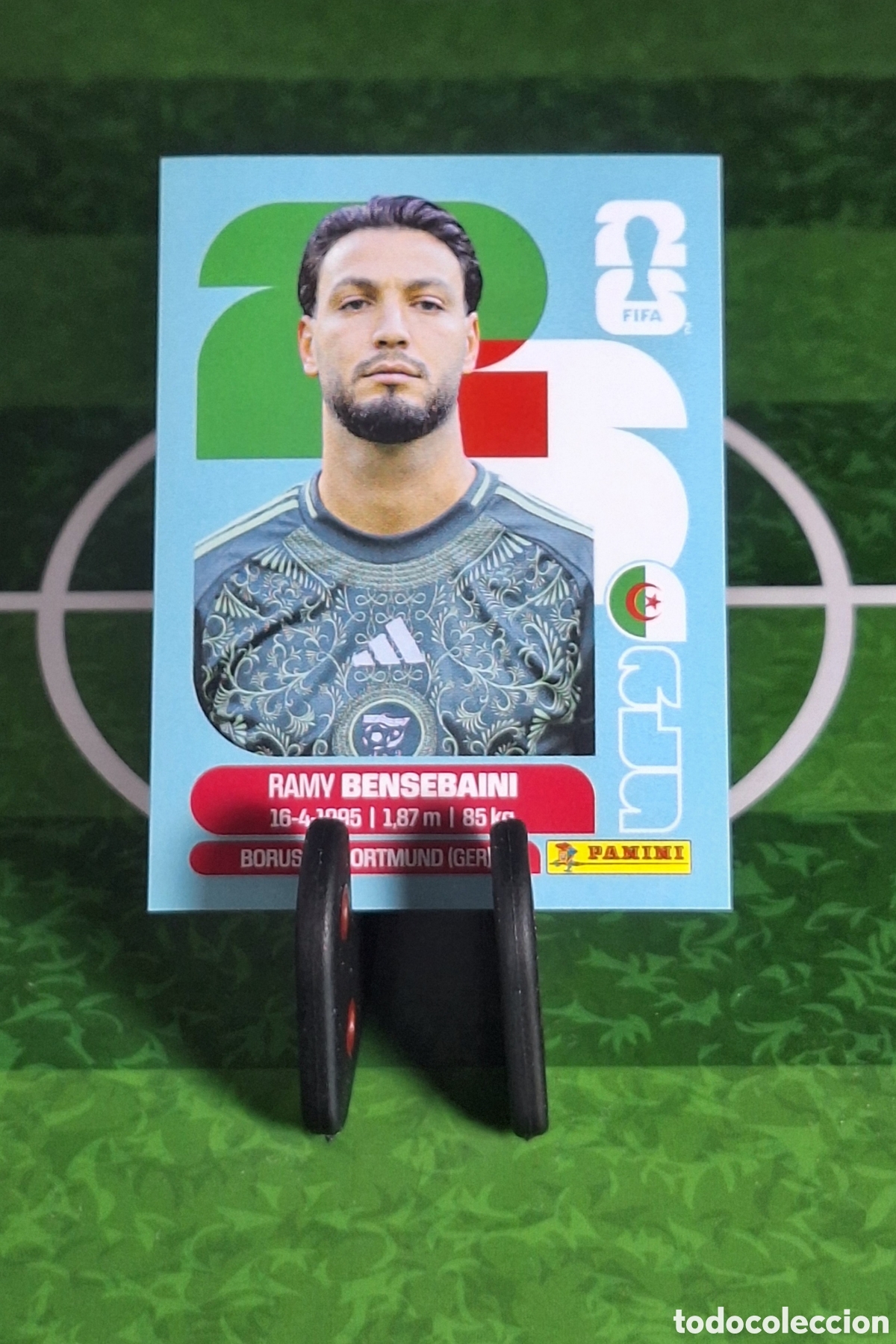 Cromos de f&uacute;tbol: RAMY BENSEBAINI #ALG 3 MUNDIAL 2026