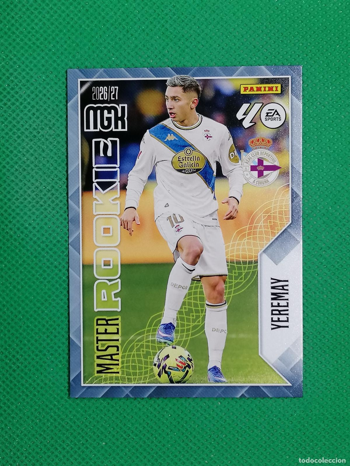 Cromos de f&uacute;tbol: 423 YEREMAY DEPORTIVO MASTER ROOKIE ⚽ MEGACRACKS LIGA 2026 2027 26 27 ⚽