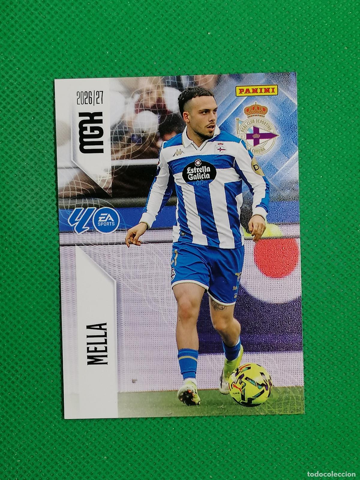 Cromos de f&uacute;tbol: 141 MELLA DEPORTIVO DE LA CORU&Ntilde;A ⚽ MEGACRACKS LIGA 2026 2027 26 27 ⚽