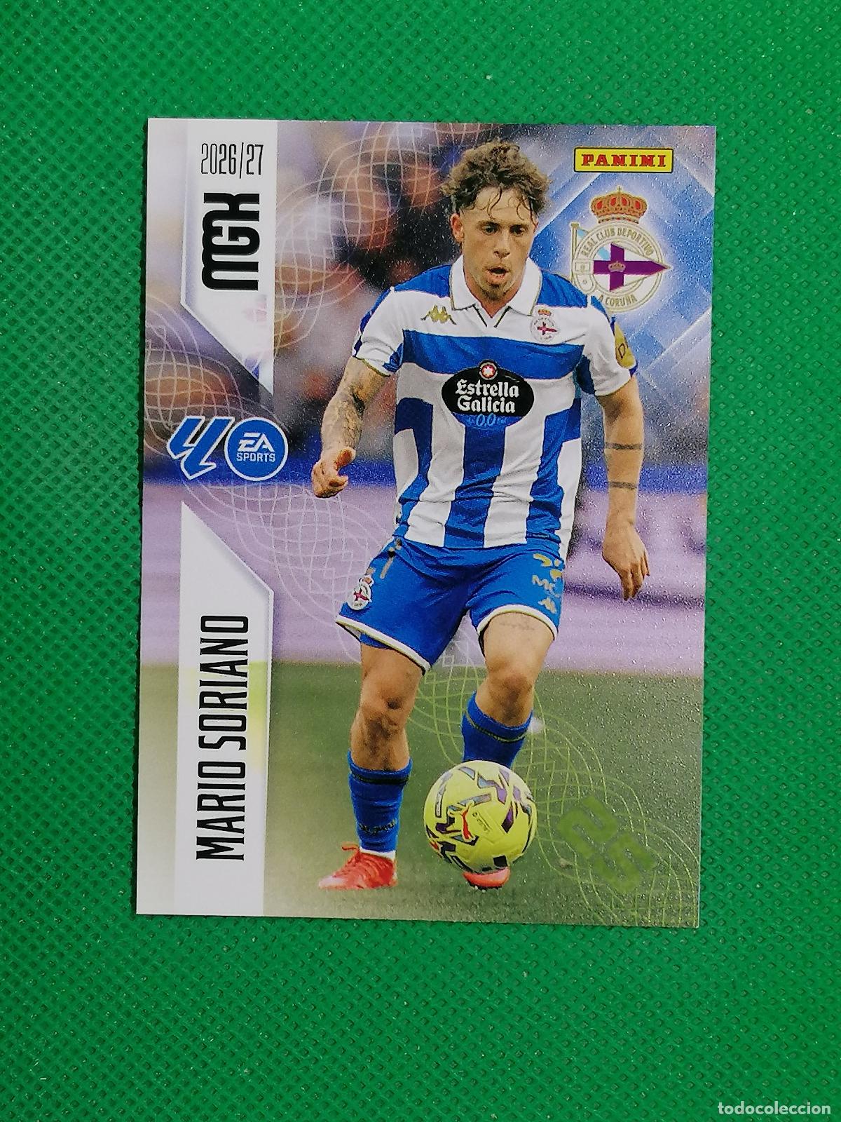 Cromos de f&uacute;tbol: 138 MARIO SORIANO DEPORTIVO DE LA CORU&Ntilde;A ⚽ MEGACRACKS LIGA 2026 2027 26 27 ⚽