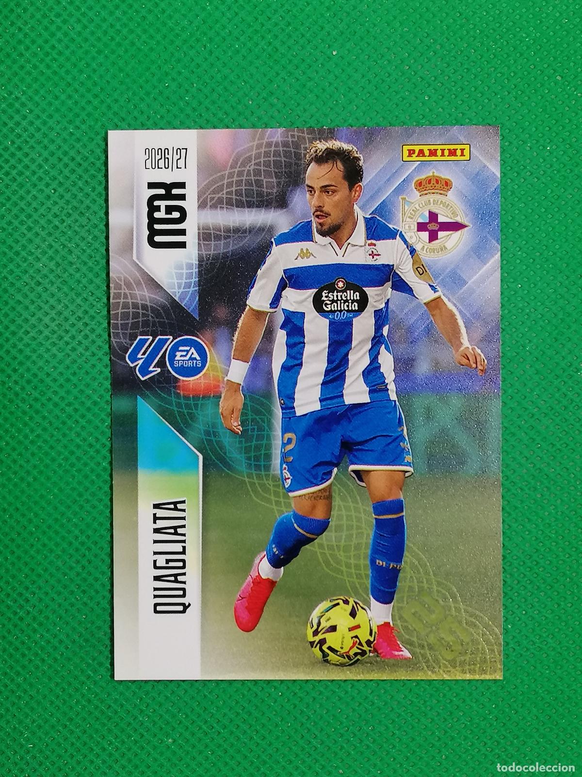 Cromos de f&uacute;tbol: 135 QUAGLIATA DEPORTIVO DE LA CORU&Ntilde;A ⚽ MEGACRACKS LIGA 2026 2027 26 27 ⚽