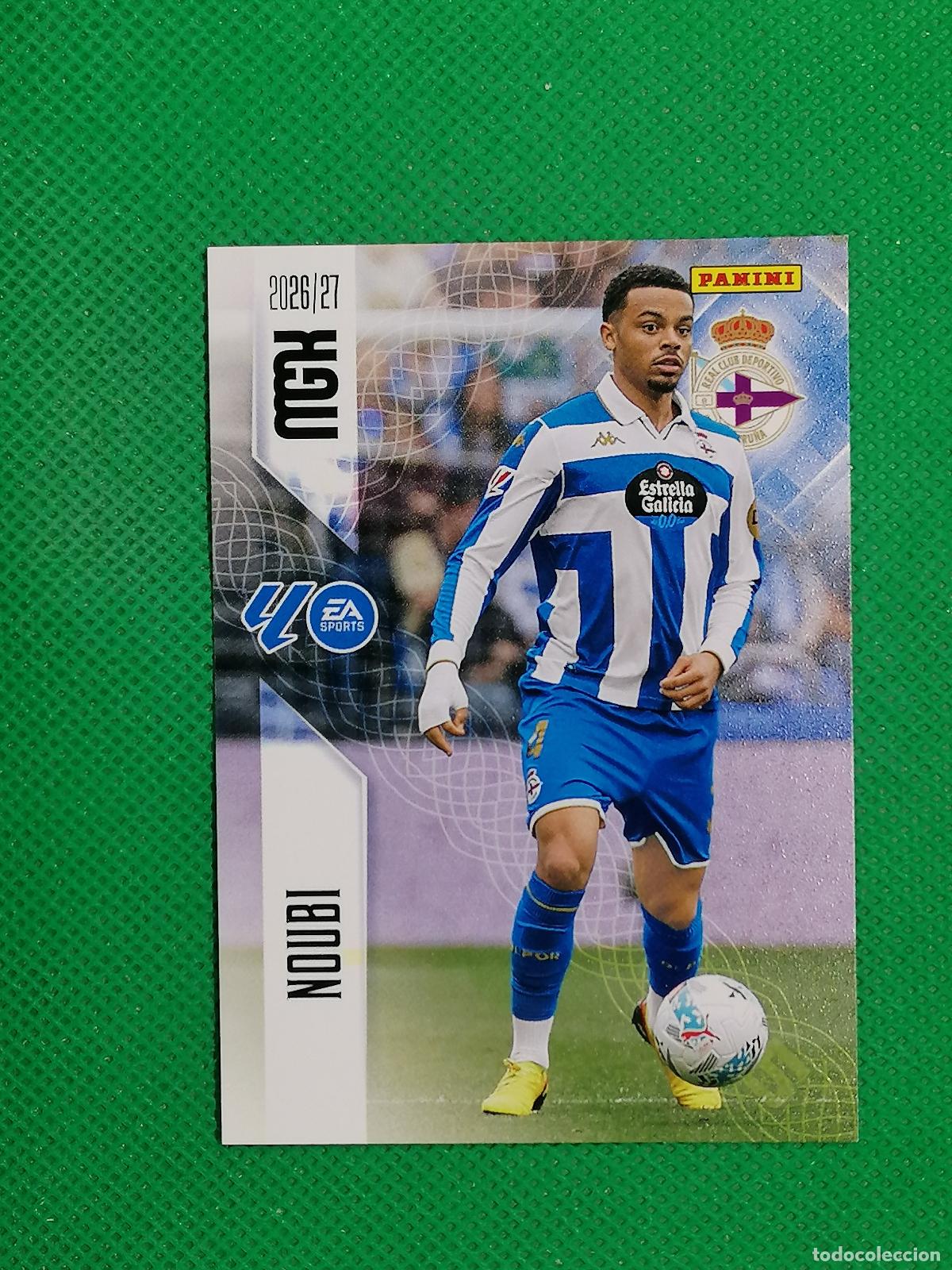 Cromos de f&uacute;tbol: 132 NOUBI DEPORTIVO DE LA CORU&Ntilde;A ⚽ MEGACRACKS LIGA 2026 2027 26 27 ⚽