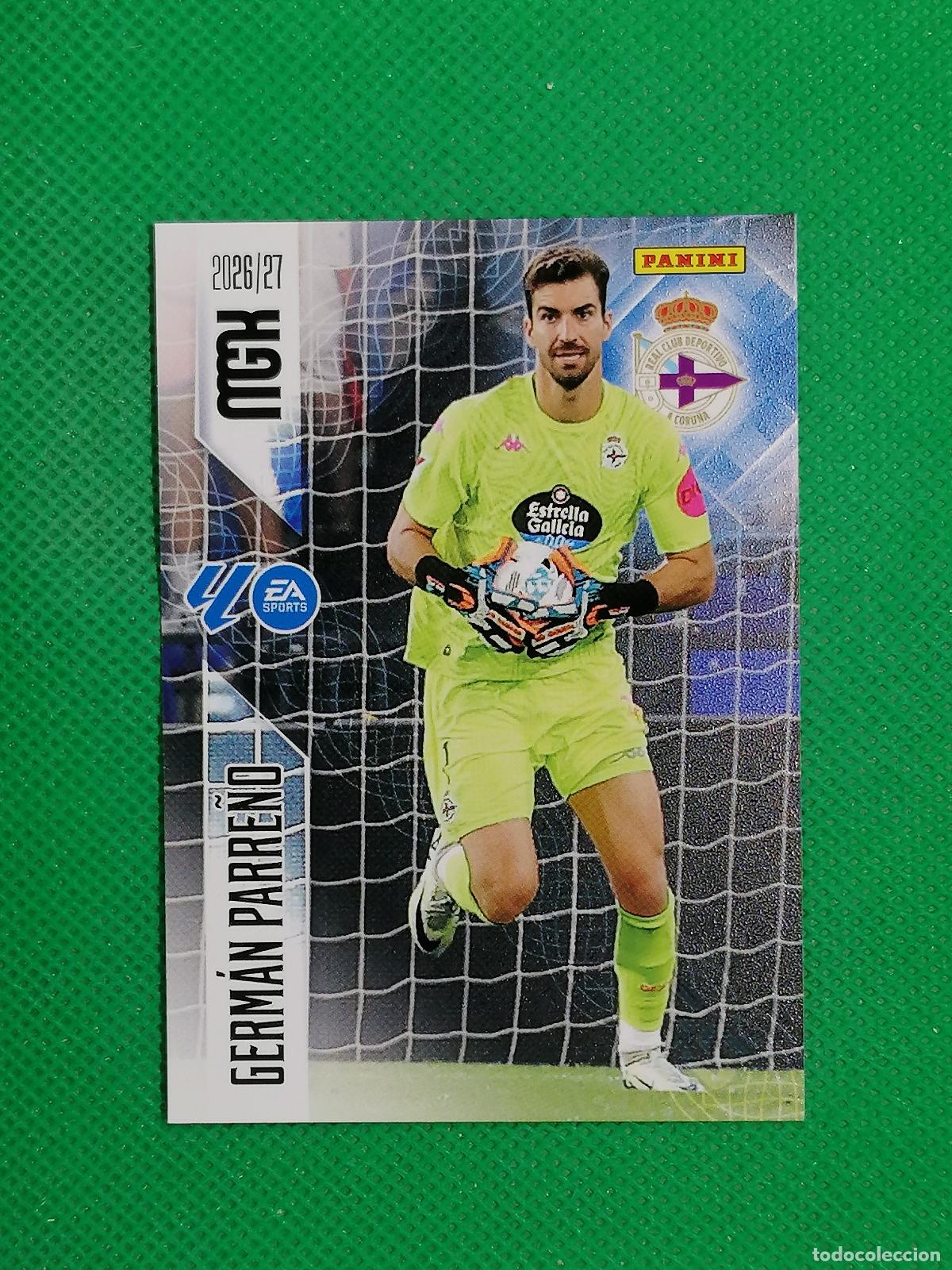 Cromos de f&uacute;tbol: 129 GERMAN PARRE&Ntilde;O DEPORTIVO DE LA CORU&Ntilde;A ⚽ MEGACRACKS LIGA 2026 2027 26 27 ⚽