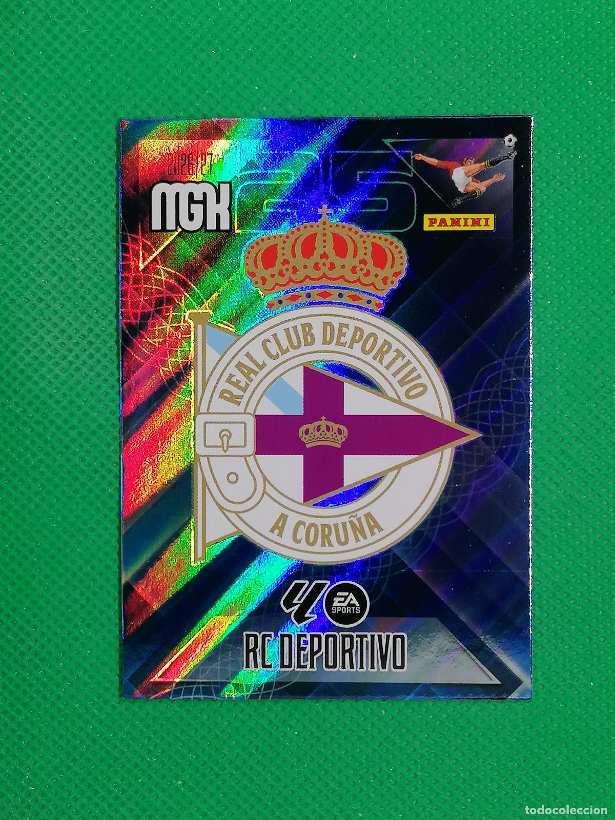 Cromos de f&uacute;tbol: 127 ESCUDO DEPORTIVO DE LA CORU&Ntilde;A ⚽ MEGACRACKS LIGA 2026 2027 26 27 ⚽