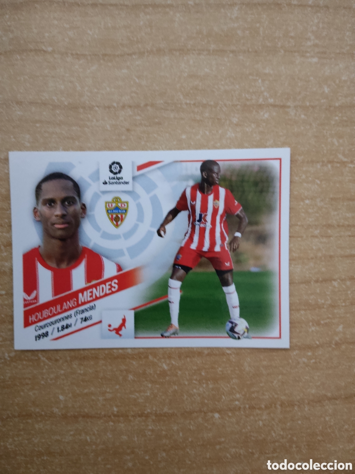 Cromos de f&uacute;tbol: 5 BIS MENDES ALMERIA LIGA ESTE 2022 2023