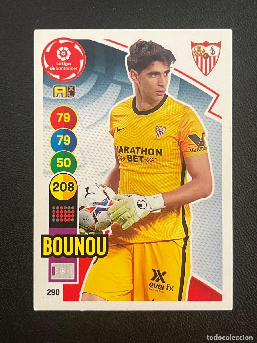 Cromos de f&uacute;tbol: 290 BOUNOU SEVILLA FC ADRENALYN 2020 2021 PANINI CROMO LA LIGA 20 21