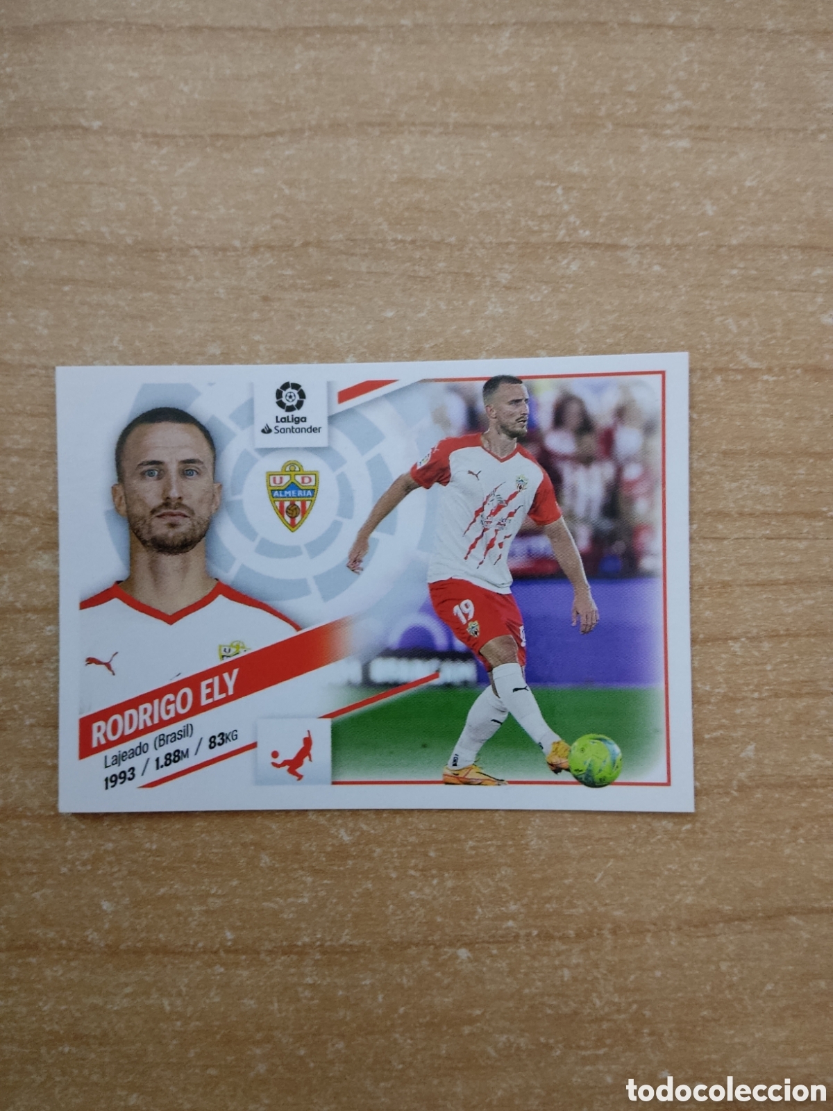 Cromos de f&uacute;tbol: 6 RODRYGO ELY ALMERIA LIGA ESTE 2022 2023
