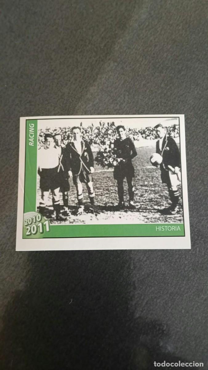 Cromos de f&uacute;tbol: Footprint 2010 2011 Oficial Racing De Santander 9 Historia