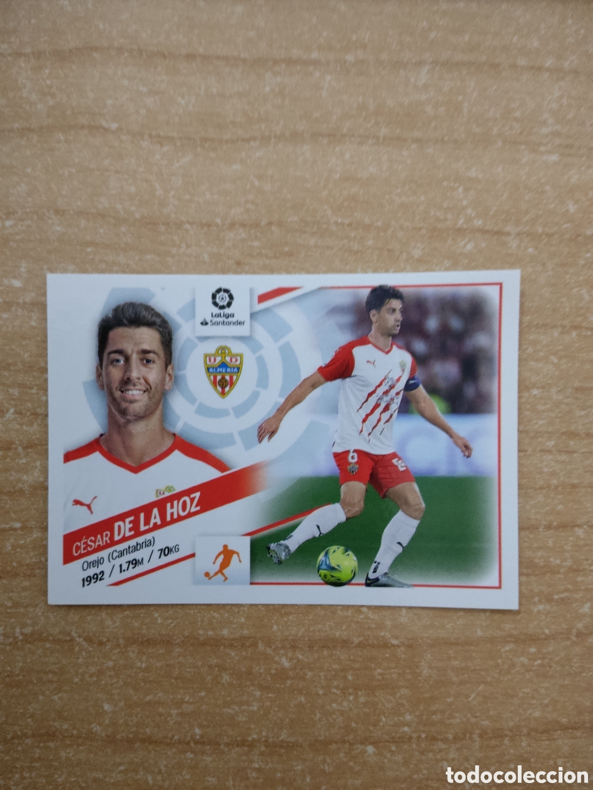 Cromos de f&uacute;tbol: 10 CESAR DE LA HOZ ALMERIA LIGA ESTE 2022 2023