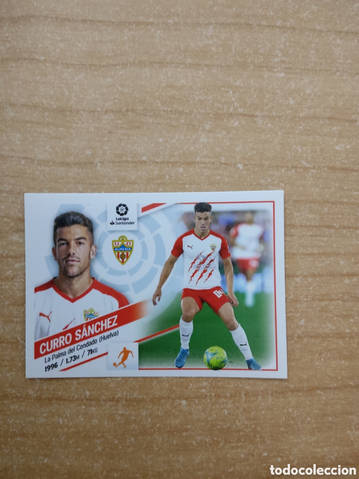 Cromos de f&uacute;tbol: 13 CURRO SANCHEZ ALMERIA LIGA ESTE 2022 2023