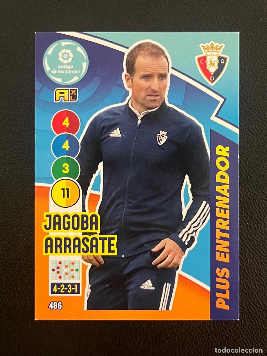 Cromos de f&uacute;tbol: 486 JAGOBA ARRASATE CA OSASUNA PLUS ENTRENADOR ADRENALYN 2020 2021 PANINI CROMO LA LIGA 20 21
