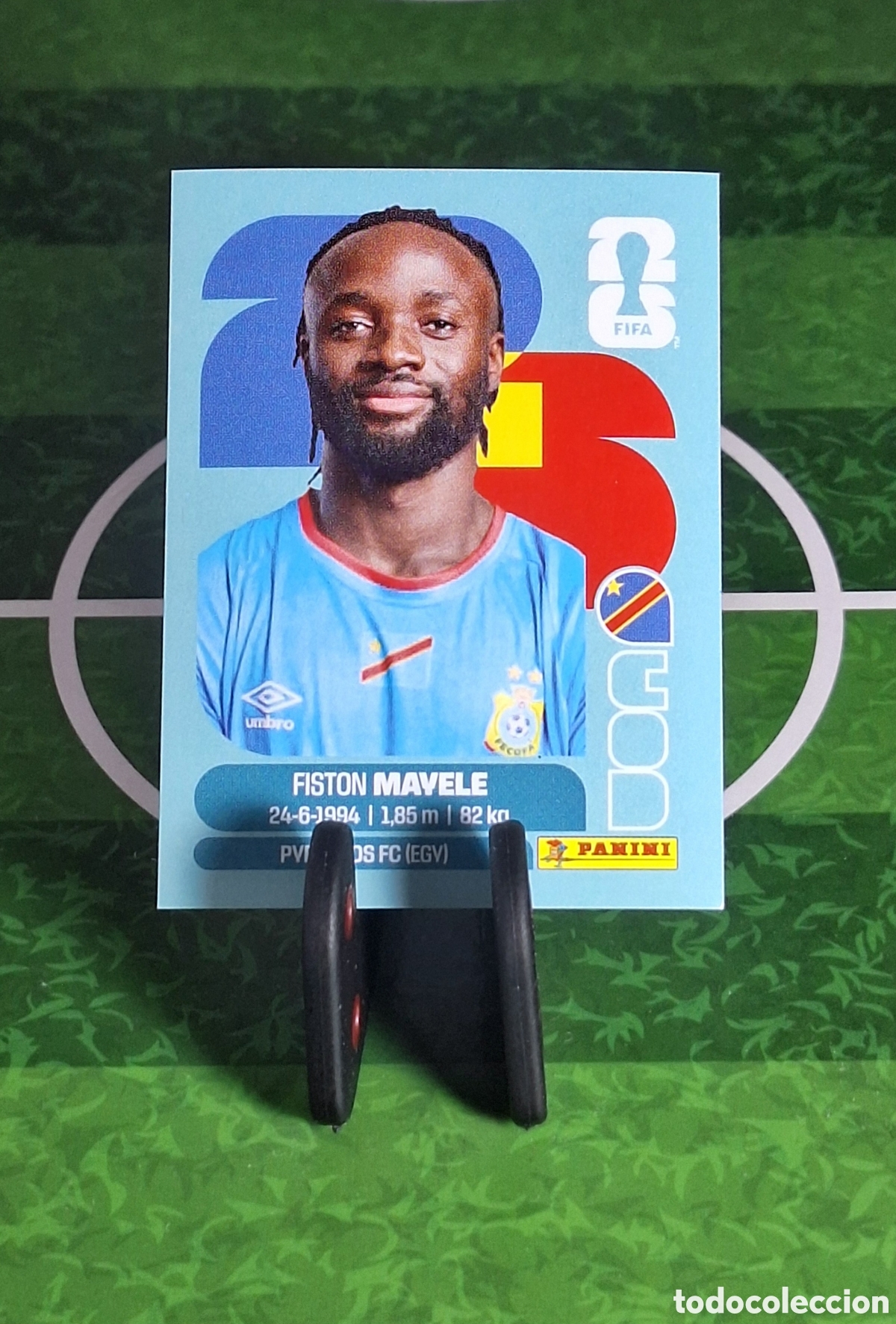 Cromos de f&uacute;tbol: FISTON MAYELE #COD 18 MUNDIAL 2026