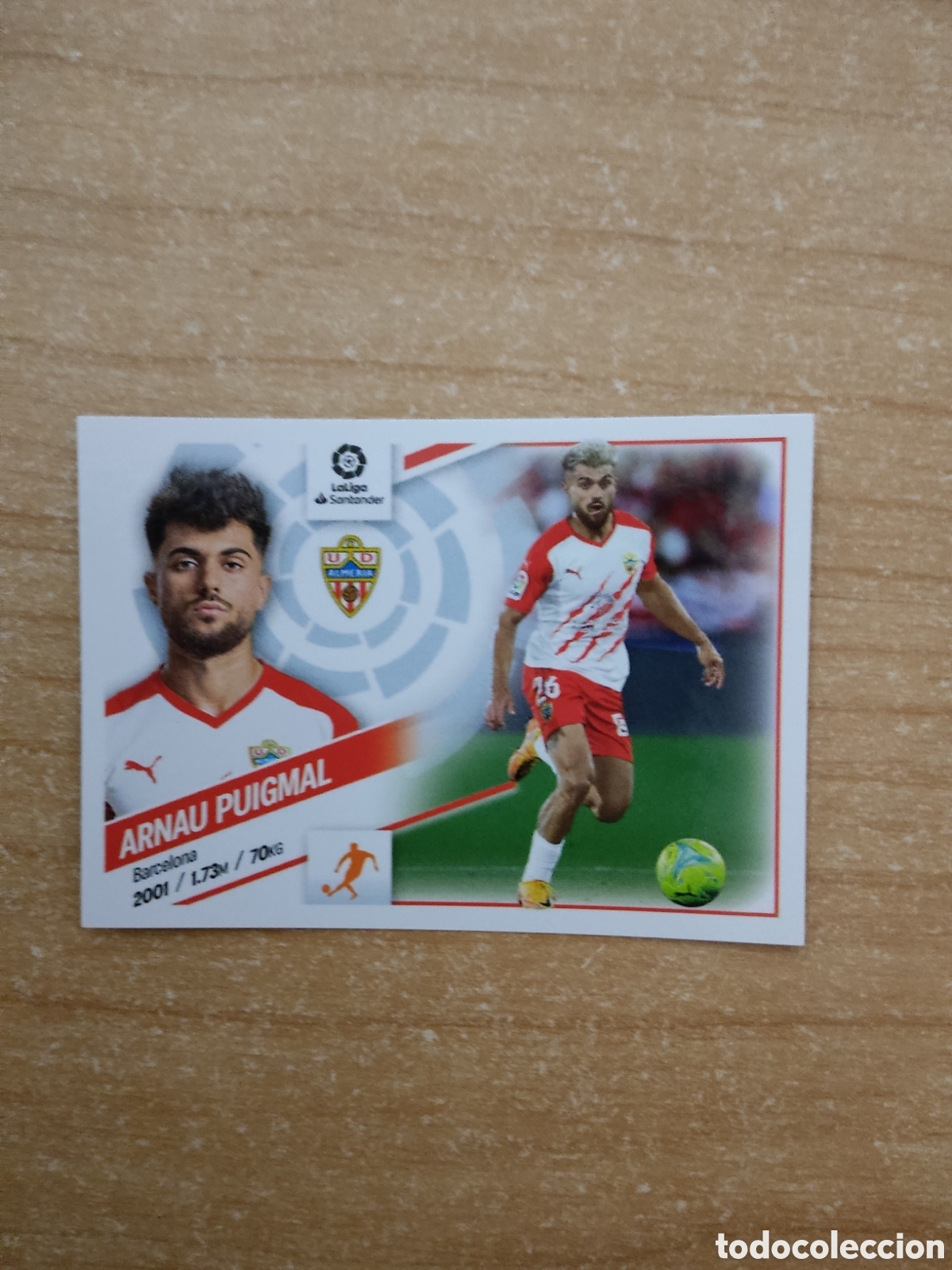 Cromos de f&uacute;tbol: 15 ARNAU PUIGMAL ALMERIA LIGA ESTE 2022 2023