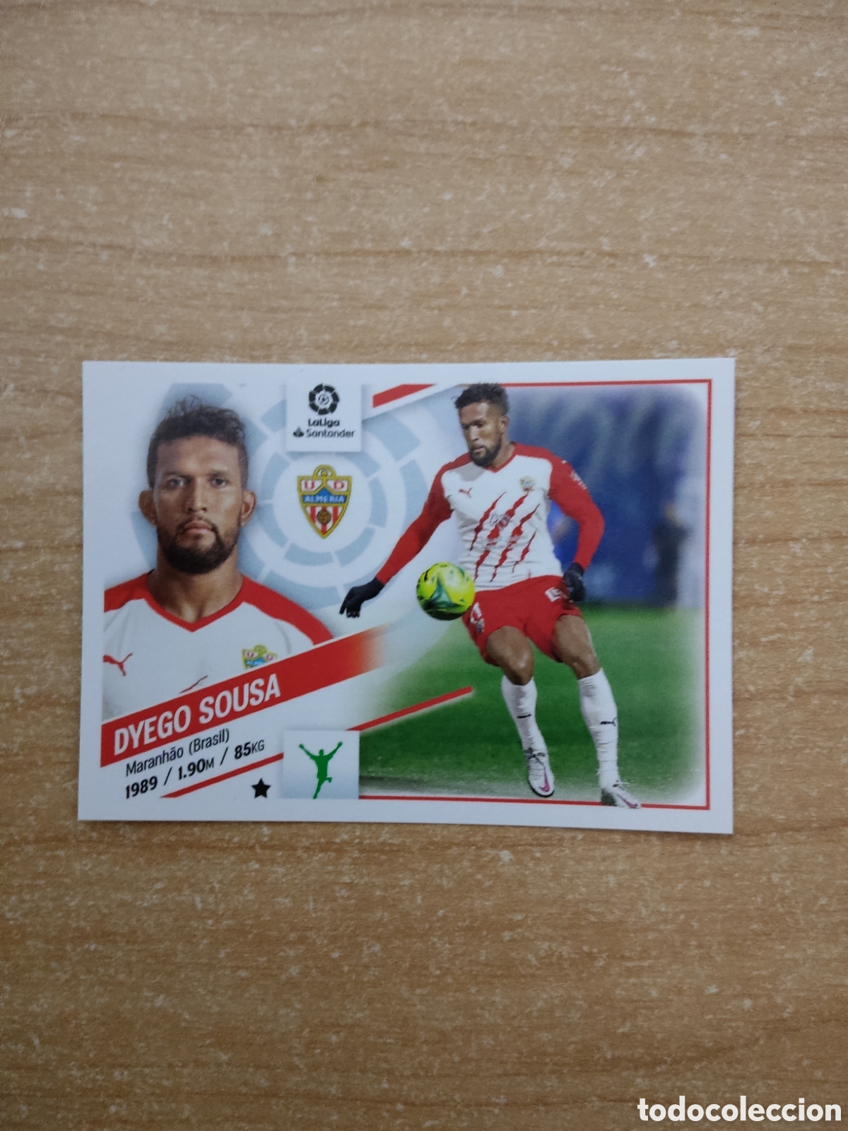 Cromos de f&uacute;tbol: 20 DYEGO SOUSA ALMERIA LIGA ESTE 2022 2023