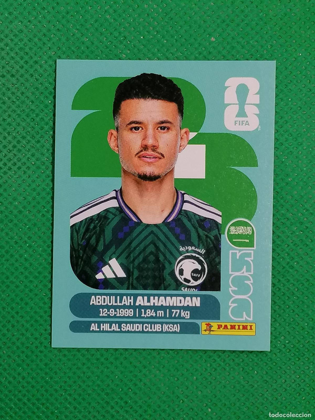 Figurine di Calcio: KSA 20 KSA20 ABDULLAH ALHAMDAN ARABIA SAUDI ⚽ PANINI FIFA MUNDIAL WORLD CUP 26 2026 STICKER ⚽