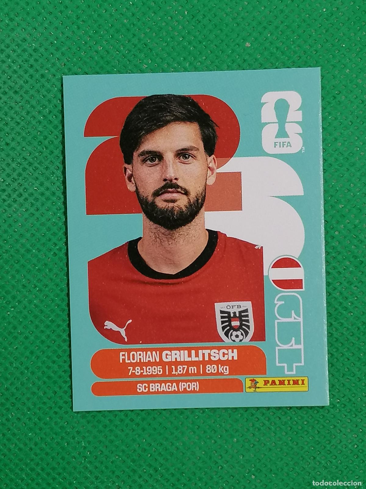 Figurine di Calcio: AUT 14 AUT14 FLORIAN GRILLITSCH AUSTRIA ⚽ PANINI FIFA MUNDIAL WORLD CUP 26 2026 STICKER ⚽