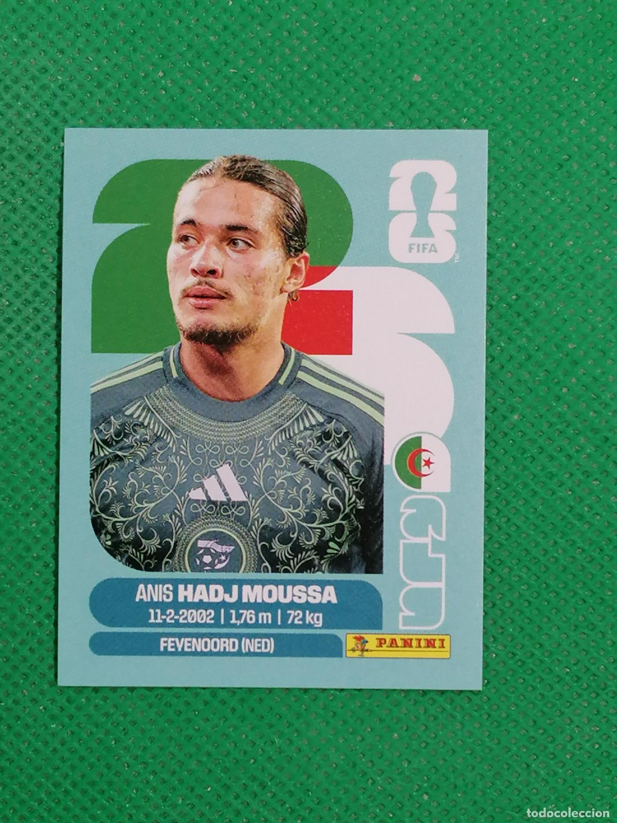 Figurine di Calcio: ALG 17 ALG17 ANIS HADJ MOUSSA ARGELIA ⚽ PANINI FIFA MUNDIAL WORLD CUP 26 2026 STICKER ⚽