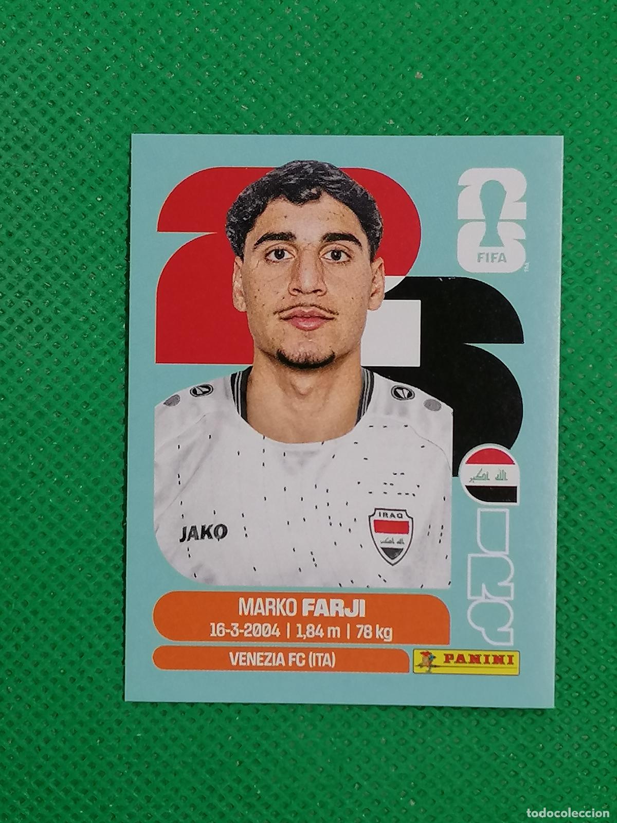 Figurine di Calcio: IRQ 16 IRQ16 MARKO FARJI IRAQ ⚽ PANINI FIFA MUNDIAL WORLD CUP 26 2026 STICKER ⚽