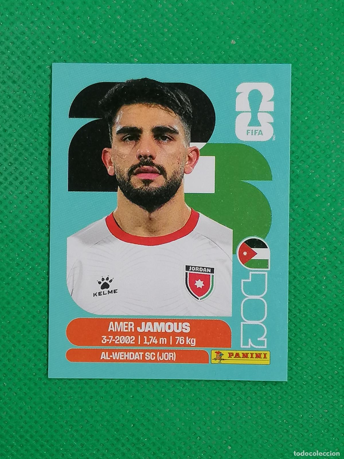 Figurine di Calcio: JOR 14 JOR14 AMER JAMOUS JORDANIA ⚽ PANINI FIFA MUNDIAL WORLD CUP 26 2026 STICKER ⚽